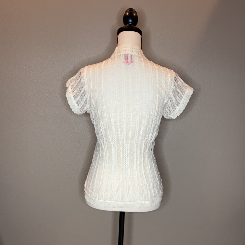 Roky Lace Button Up Top - image 2